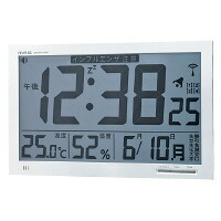 ノア精密 MAG 掛置兼用電波時計 W-602WH|ジムエール 店