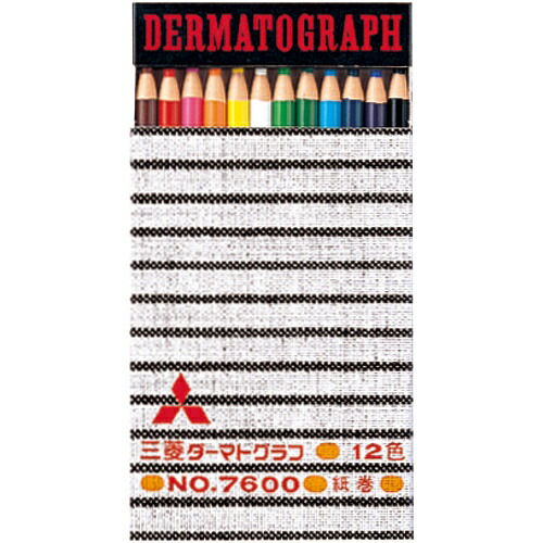 三菱ダーマトグラフ 色鉛筆 紙巻 三菱鉛筆 紙巻色鉛筆 ダーマトグラフ／色鉛筆7600の通販