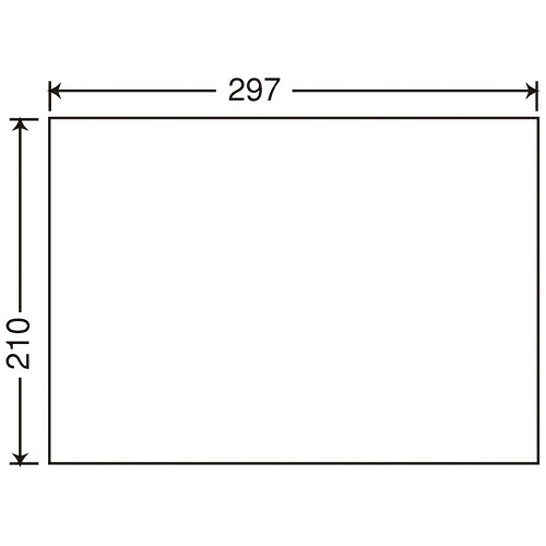 東洋印刷 ナナ　コピー用ラベル　Ｃ１Ｚ　Ａ４／全面　５００枚｜ジムエール　店