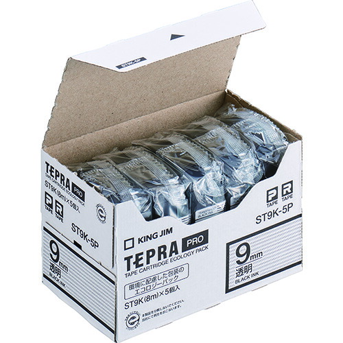 キングジム(KING JIM) テプラPROテープエコノパック 5個入 9mm 青 SC9B-5P 楽天市場】KING JIM SC9B-5P テプラPROテープエコノパック 5個入 9mm青