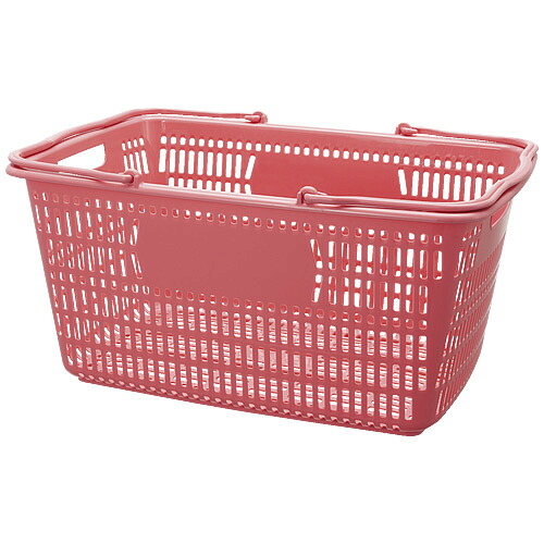 スマートバリュー ショップかご　３０Ｌピンク１０個　Ｂ２６４Ｊ-ＰＫ１０｜ジムエール　店