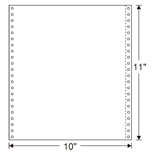 日本通信紙 白紙ストックフォーム　１０Ｘ１１　２０００枚
