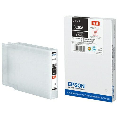 ＥＰＳＯＮ インキ薬莢ＩＢ０２ＫＡ インクカートリッジ-プリンター・FAX用インク