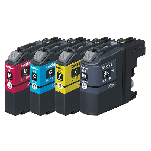 ブラザー インクカートリッジ　ＬＣ１１１-４ＰＫ　４色