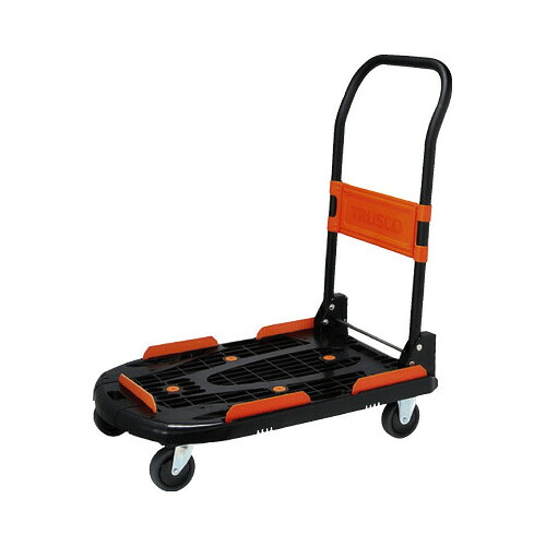 トラスコ中山 樹脂台車 新型カルティオ 780X490 黒 MPK-780-BK｜ジムエール　店