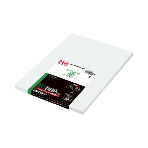 コクヨ KOKUYO 再生OHPフィルム（PPC用） A4 100枚 VF-1300N グリーン購入法適応