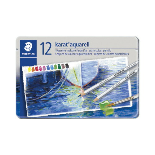 楽天市場】ステッドラーカラト アクェレル水彩色鉛筆60色セット : 文具