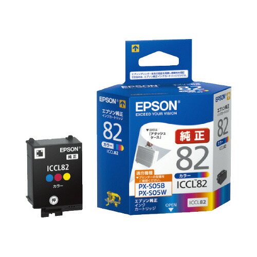 エプソン EPSON エプソン対応インクカートリッジ カラー ICCL82 カラー ICCL82 グリーン購入法適応 エコマーク ★10個パック｜ジムエール　店