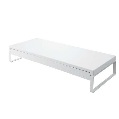 リヒトラブ 机上台 抽き出し付（幅590粍）白 材質：スチール写真 精神的な統合式（物の具付き添い人） A7338-0 ★10個容器に並べる