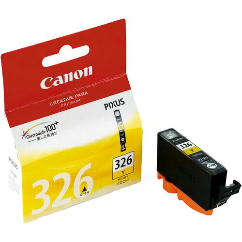 キヤノン Canon キヤノン対応純正インクタンク BCI&minus;326Y （イエロー） BCI-326Y グリーン購入法適応 エコマーク ★10個パック｜ジムエール　店