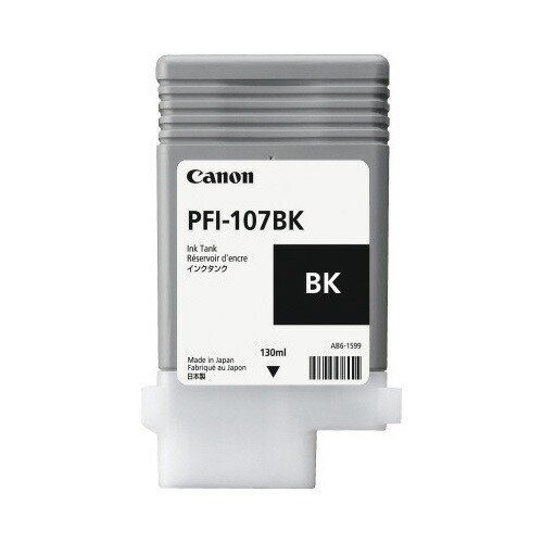 キヤノン Canon キヤノンインクタンク PFI－107BK PFI-107BK 緑であること買いもとめる法自然調整 エコ目じるし
