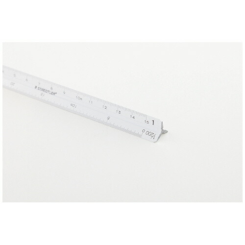 ステッドラー オールアルミ製三角スケール 一般用 15cm 987-15-11 ★10個パック 7,911円