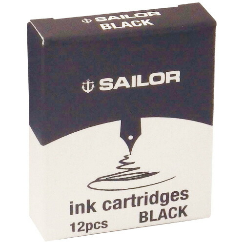 楽天市場】万年筆用カートリッジインク 極黒《きわぐろ》 ブラック 12