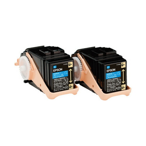 エプソン EPSON LPC3T33CPV 環境推進トナー シアン/Mサイズ/2本パック LPC3T33CPV|ジムエール 店