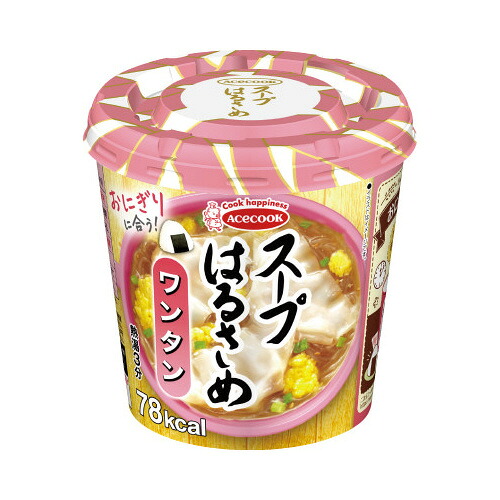 エースコック ＃スープはるさめ ワンタン 6個入り 296261 ★10個パック｜ジムエール　店