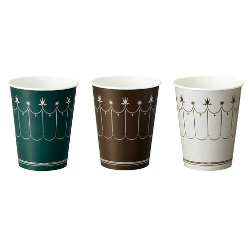 カウネット ディープ クラウン柄カップ 9オンス 275ml 100個入 4263-0623 ★10個パック