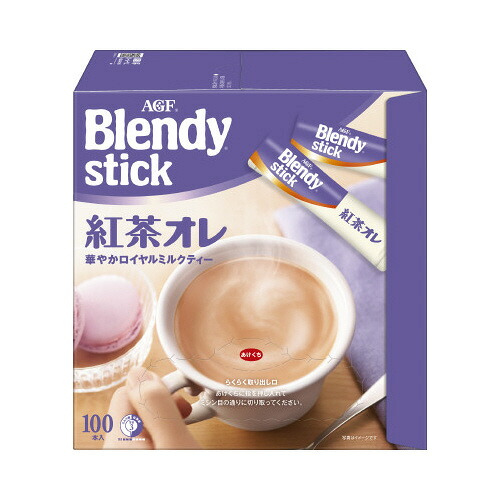 味の素AGF ＃ブレンディスティック 紅茶オレ 100本 53571 ★10個パック