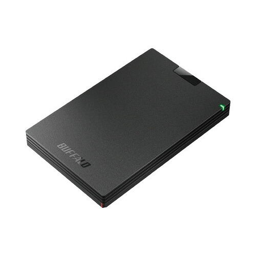 BUFFALO ポータブルHDD 1TB ブラック HD-PCG10U3-BBA
