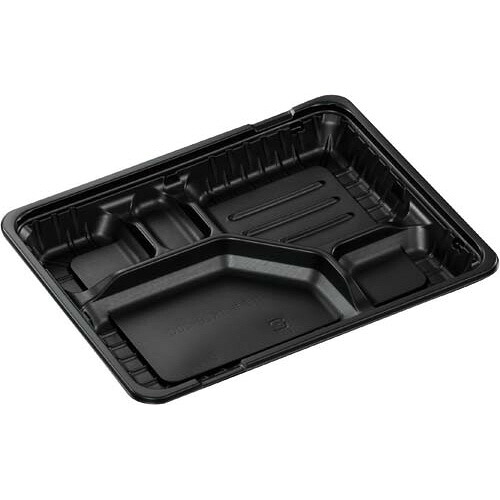 中央化学 テイクアウト弁当容器IK26－20C2 本体 黒 202×258mm 50個入 401321 ★10個パック