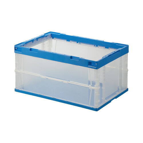 三甲 折りたたみコンテナ フタ無し 40L 内寸 W492XD334XH252mm 551150B ★10個パック｜ジムエール　店