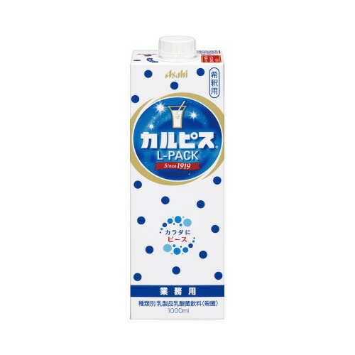 アサヒ飲料 ＃カルピスLパック（希釈タイプ） 1L×1本 030145 「入数：6」
