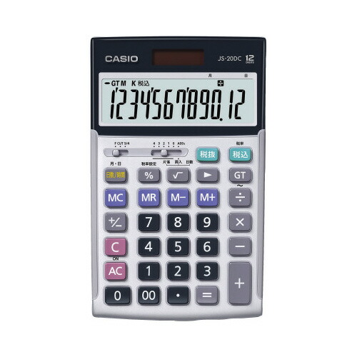 カシオ計算機 本格実務計算器 日数・第四次元数えること 12桁 JS－20DC－N JS-20DC-N 緑であること買いもとめる法自然調整 エコ見澄ます