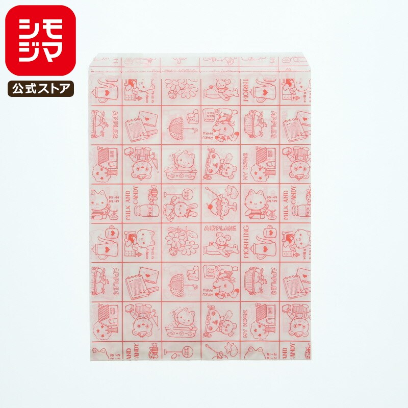 おまとめ　HEIKO コミカルワールド 平袋 HEIKO ヘイコー平袋 コミカルワールド 紙袋小 16.5×10.5 廃盤品 KF283