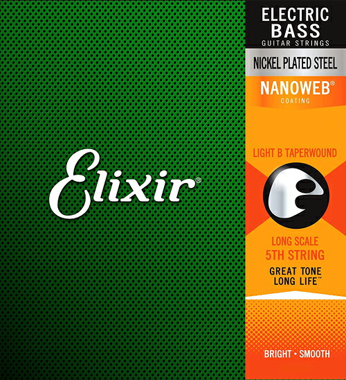 Elixir【5弦ベース用】45130 NANOWEB Light Low-B #14202