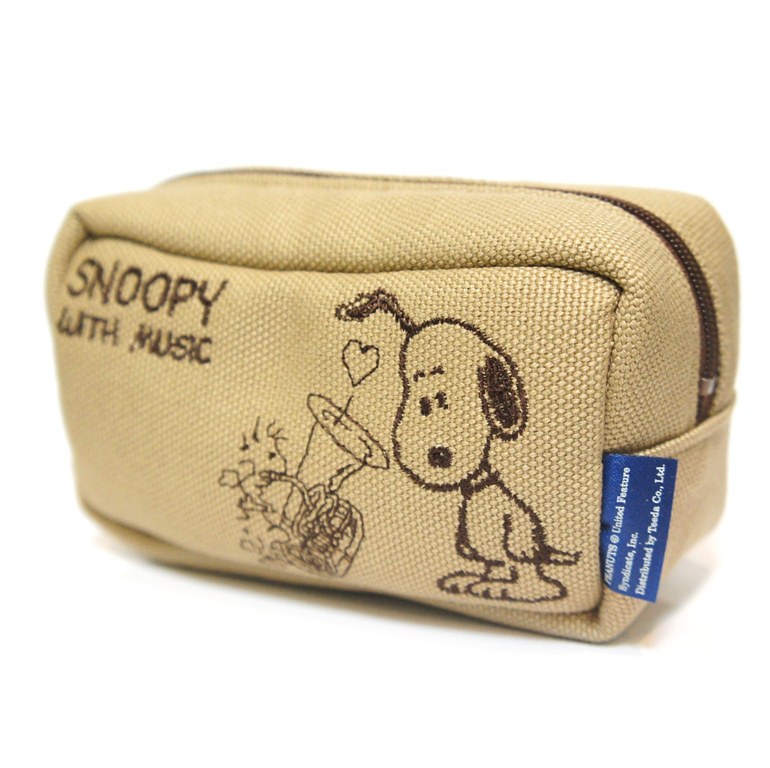 マウスピースポーチ「SNOOPY WITH MUSIC」チューバ用 管楽器・吹奏楽器