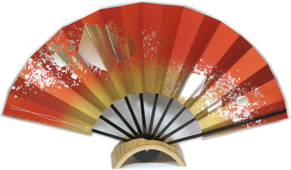 舞扇子≪撰242　ホログラム箔≫◇溜塗◇9寸5分　化粧箱入り　京扇子　扇子　舞扇 楽天市場】舞扇子≪撰242 ホログラム箔≫◇溜塗◇9寸5分 化粧箱入り