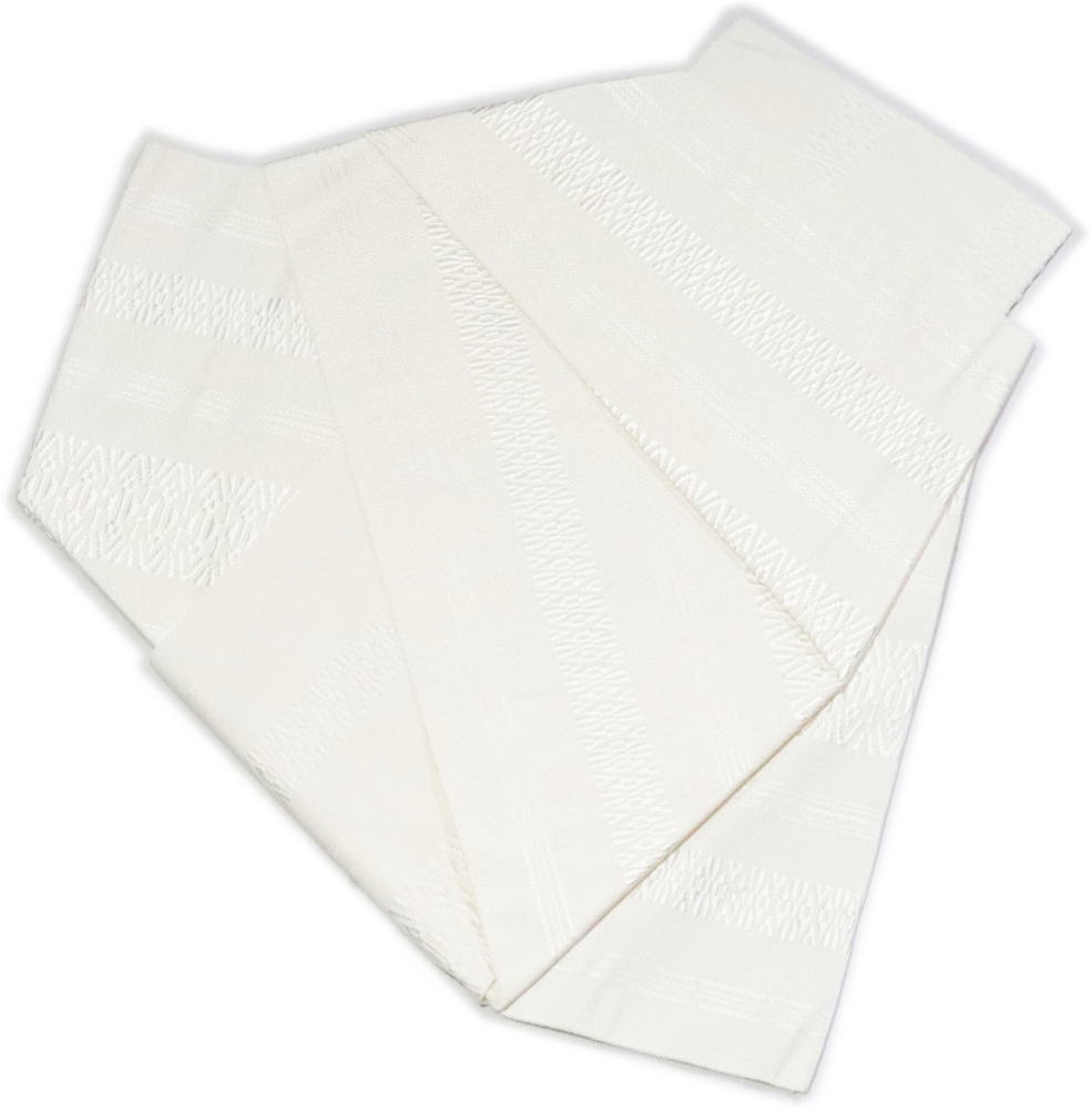 踊り用　後見結び帯　白銀地　中古 楽天市場】踊り用後見結び帯【源氏車に波頭】白銀地 仕立上踊り