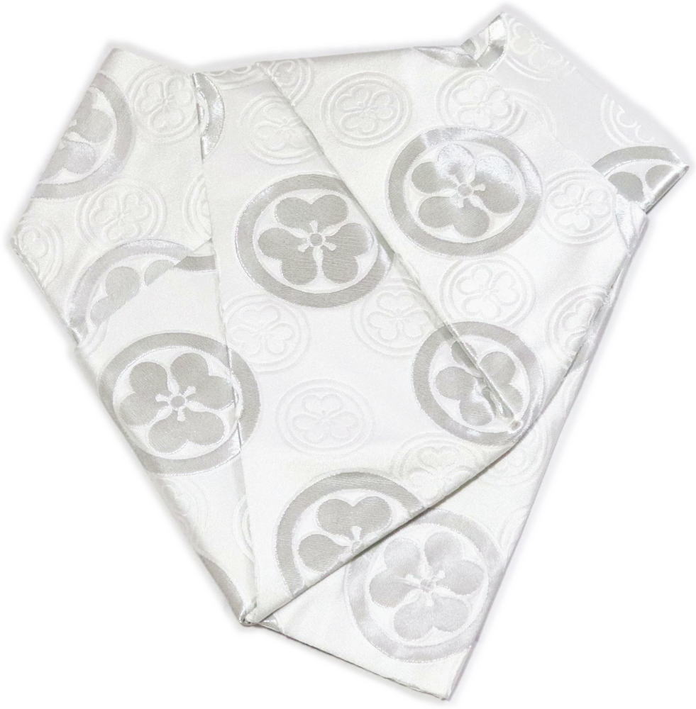 楽天市場】踊り用後見結び帯【源氏車に波頭】白銀地 仕立上踊り