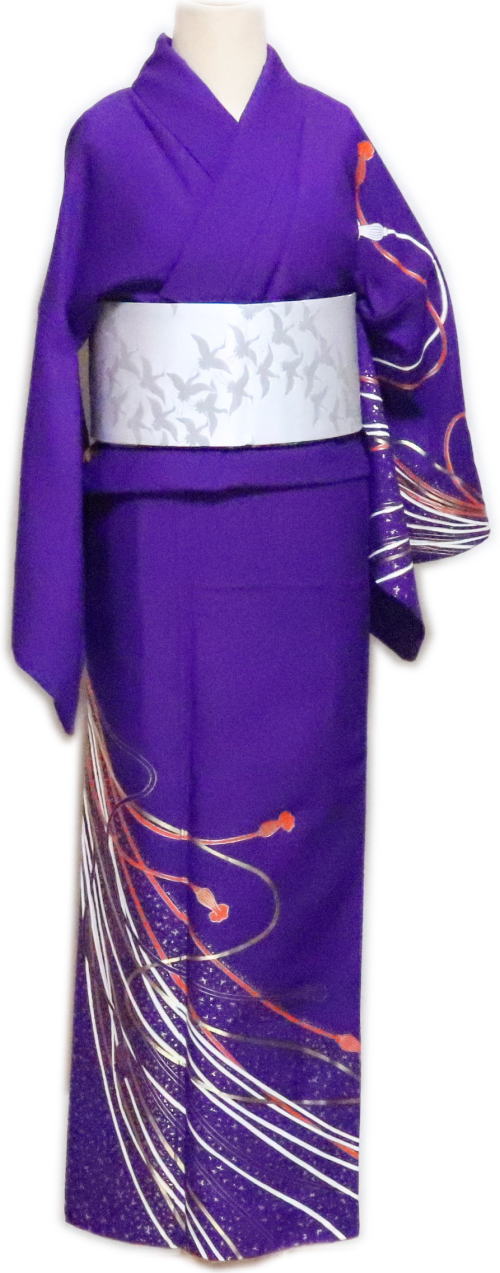 楽天市場】仕立上 絵羽“胴抜仕立 オレンジ地 金箔 スズキ「舞台衣装