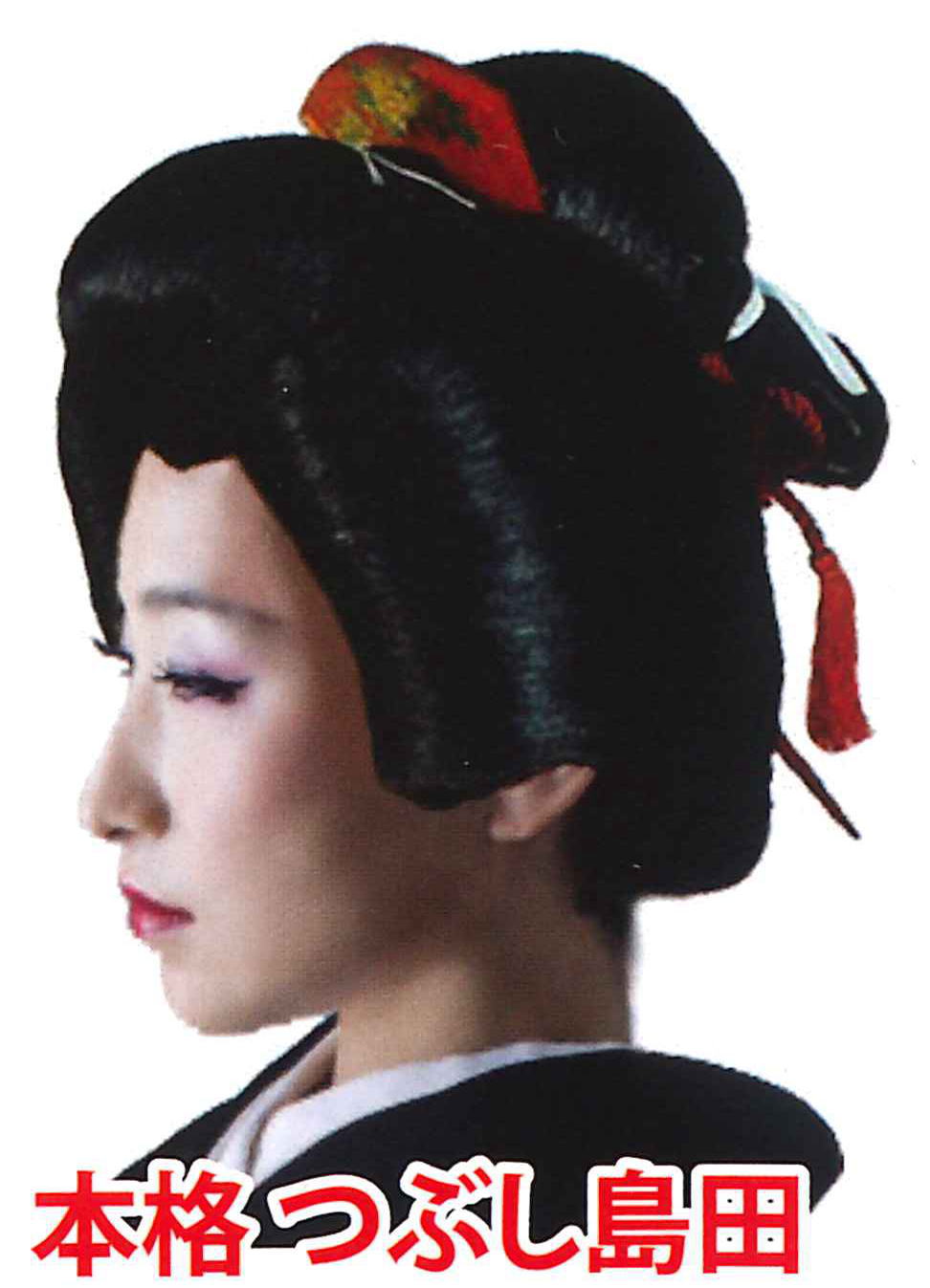 日本髪 かつら 日本舞踊 鬘 芸者 つぶし島田 S〜Mサイズ ケース付 時代劇 楽天市場】日本髪 かつら つぶし島田 芸者 舞台用 潰し島田 粋筋
