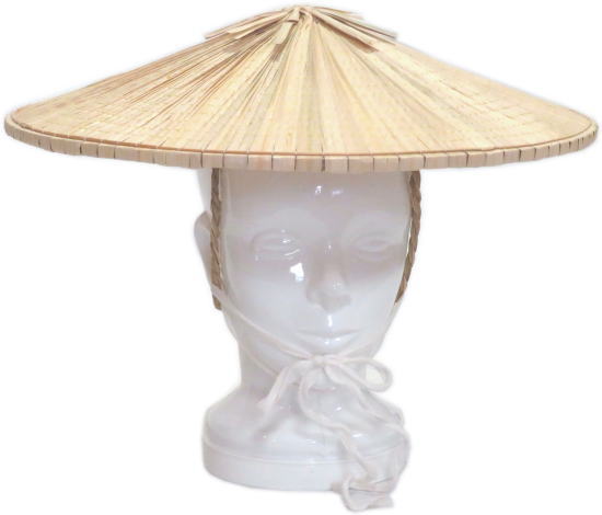 ＊菅笠　尺４　角笠　頭台（丸輪）紐付 直径約４２ｃｍ<br>　日本製【踊り用小道具】<br>仮装・演劇・コスプレ・ハロウィン・コント・コスチューム・カラオケ　道中笠　和装　菅笠　すげ笠