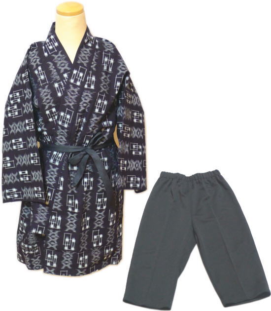 楽天市場】どじょうすくい衣装L 上下セット 上着L寸【踊り用小道具