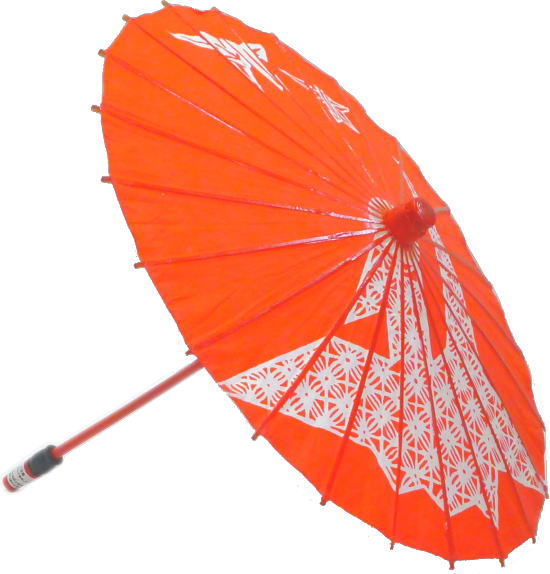 舞踊傘 赤・黄色 舞踊傘 紙傘 和傘 継柄 渦巻き黄赤 : おどり用品の扇寿 Yahoo!店