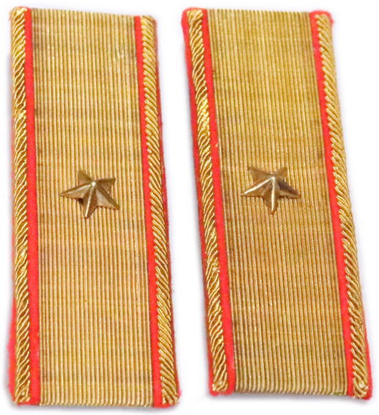 わけあり　旧日本軍　陸軍　肩章　将官　少将　階級章【メール便発送ＯＫ】コスプレ　撮影　時代劇