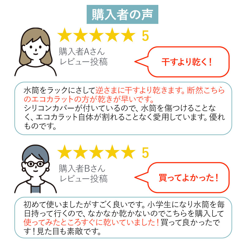 【ポイント5倍】特典付き 送料無料 マーナ ボトル乾燥スティック 湿気取り エコカラット 多孔質セラミック マイボトル 水筒 ボトル 500ml 水切り 乾燥剤 乾燥 除湿剤 食品用 キッチン雑貨 オシャレ MARNA メール便