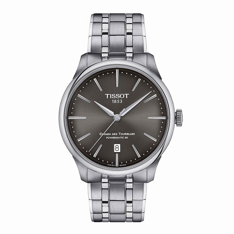 正規品【送料・代引き手数料無料】腕時計 TISSOT チソット シュマン・デ・トゥレル オートマティックパワーリザーブ80時間 ニヴァクロンヒゲゼンマイ T1398071106100【送料・代引き手数料無料】 メンズ プレゼント ギフト｜進々堂Webショップ店