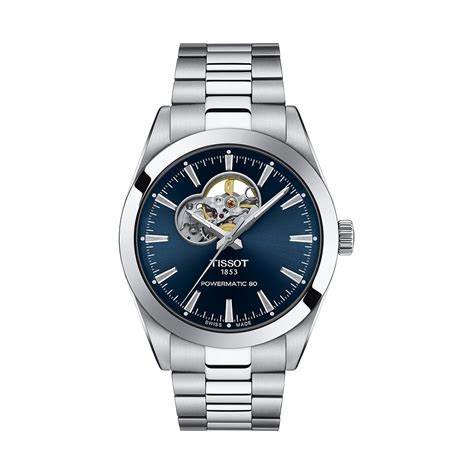 正規品 【送料・代引き手数料無料】 腕時計 TISSOT 正規商品 ジェントルマン パワーマティック80 オープンハート　 T127.407.11.041.01 【送料・代引き手数料無料】 メンズ　ギフト　プレゼント