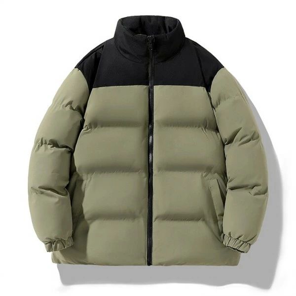 中綿ジャケット ダウンジャケット 防寒 アウター 暖かい 撥水 大きいサイズ M L XL 2XL 3XL 4XL 5XL おしゃれ 配色 切り
