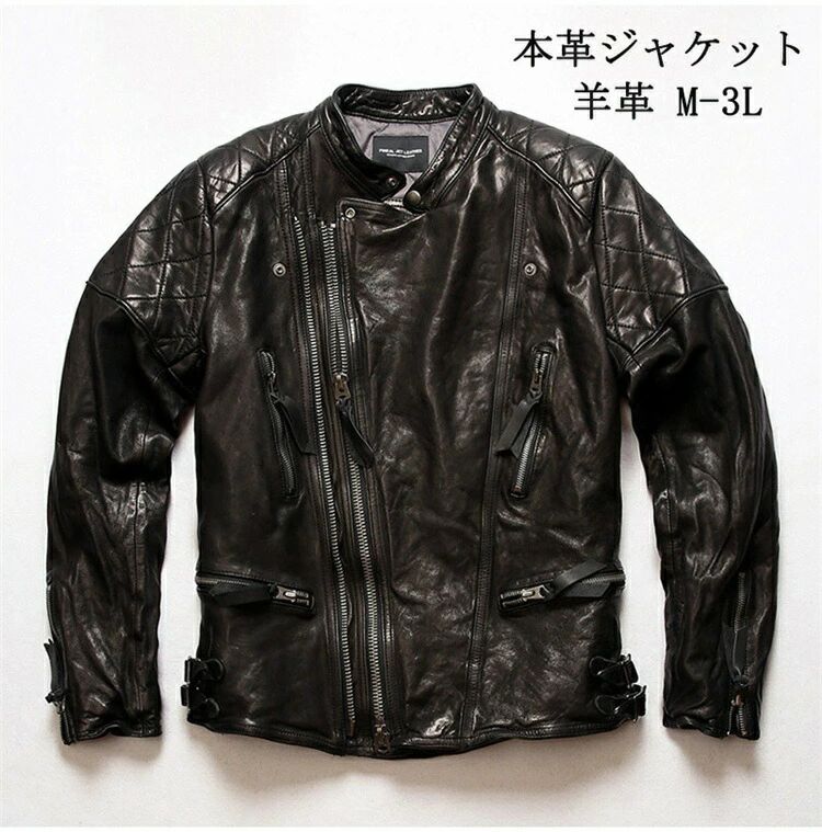 フライトジャケット レザージャケット 羊革 革ジャン ラム革 本革 革ジャケット アメリカ空軍