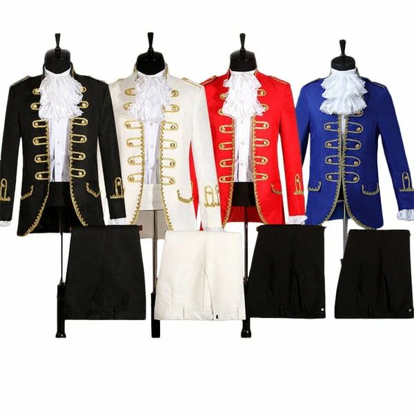 王子様 衣装 大人 公爵 宮廷服 男性用スーツ 5点セット コスプレ衣装 演出服 王子様 貴族 衣装 メンズ