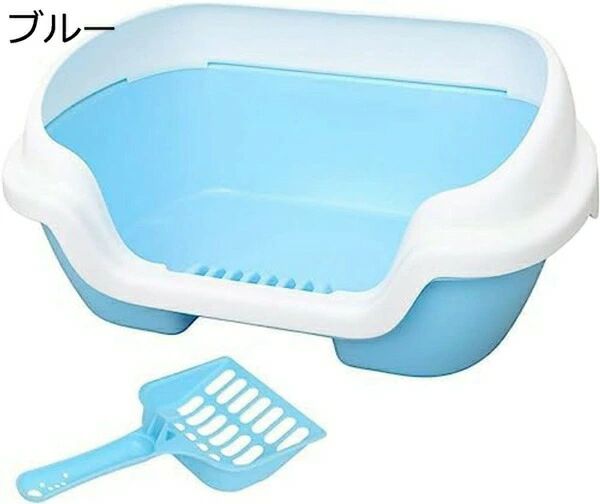猫用室内用便器本体 40×30×18糎 猫用室内用便器 可塑性物質 猫室内用便器食麺麭 落葉スコップ 半密閉 猫室内用便器 飾り気の無い 洗い濯ぎ室内用便器