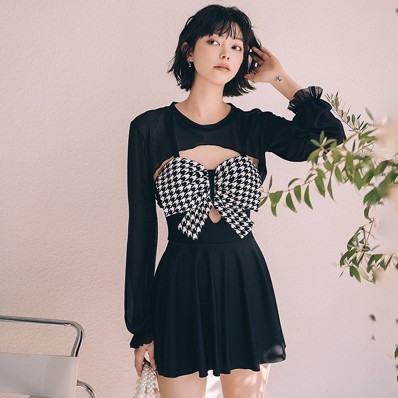 スカート ロングスリーブ 上品 大人可愛い ママコーデ ママファッション 韓国系 オルチャン 人気 トレンド 新作 20代 30代 40代