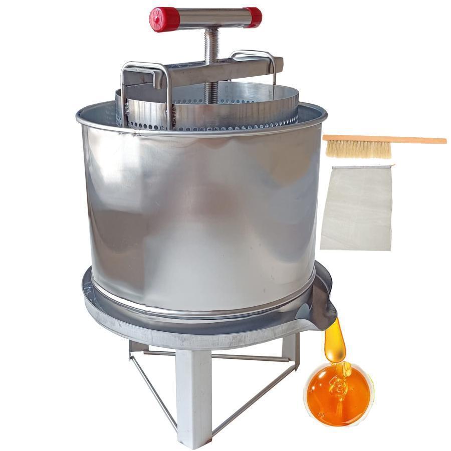 蜂蜜 分離器 絞り器 圧搾機 蜂蜜絞り機 はちみつ絞り器 ハチミツしぼりき 手動 野菜脱水機 蜂蜜圧縮機 ステンレス 養蜂器具 圧縮|匠shin
