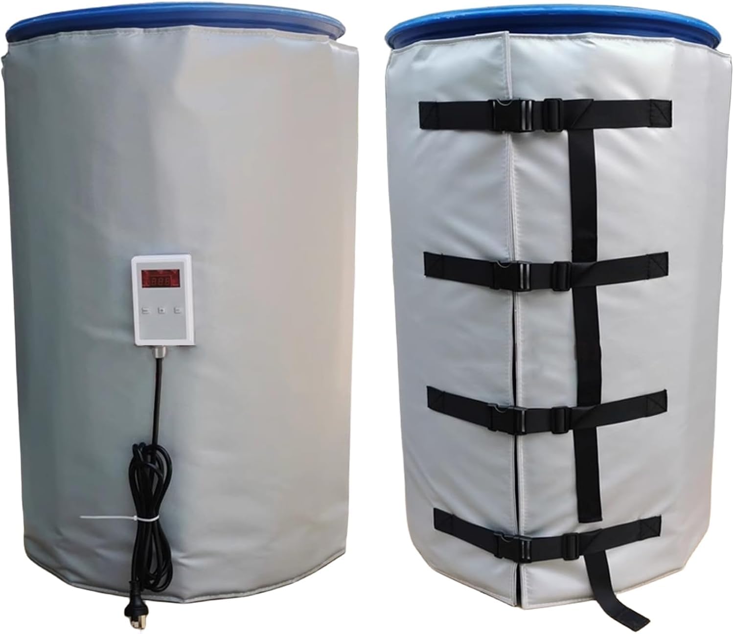 ドラム缶暖房器、2300W膜鳴楽器熱する毛布、55galドラム缶暖房器、0°C~150°C合わせる能力のあるなバレル暖房器、雨合羽断熱材