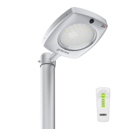 表どおり灯 ソーラー LEDソーラーともし火 18w 約3000ルーメン 100Wマーキュリー灯好いかげんに お日さま発生 夜分自動小銃点灯 人感検出器 IP65雨合羽 耐塩形 導線工事不必要 分野照明装置手道具 室外 街燈 外灯 庭前 パーキング場 防犯灯 製作団…