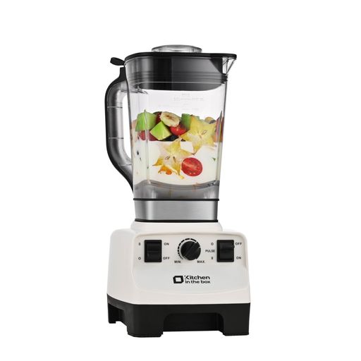 Kitchenintheboxミキサーブレンダー大静電容量2L氷も砕ける清涼飲料水ミキサー1450Wハイパワースピード合わせる一台多役飲んだくれミキサー蔬菜/果物/スムージー(白いこと)